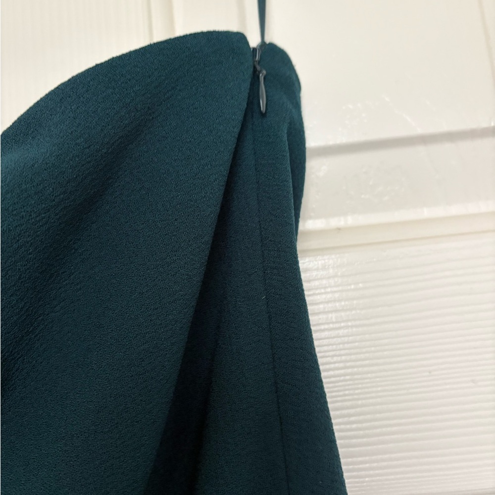 Dress the Population Tiffany One Shoulder midi dress pine green size xxl elegant - Picture 5 of 7